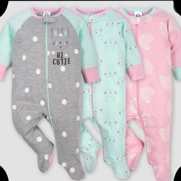 bunny footie pajamas